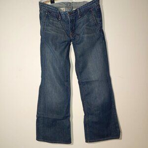 Habitual Dark Wash Flare Jeans Low Rise Size 28